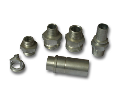 Steel machined parts with zinc plated pipe joints Factory ,productor ,Manufacturer ,Supplier